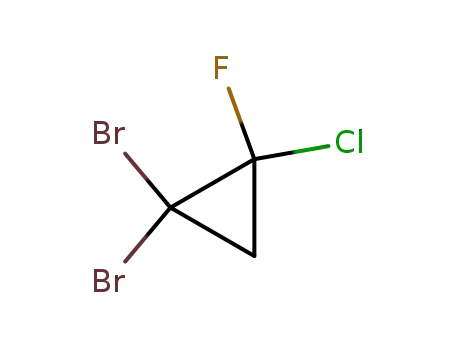 Molecular Structure of 24071-57-6 (1,1-dibromo-2-chloro-2-fluorocyclopropane)