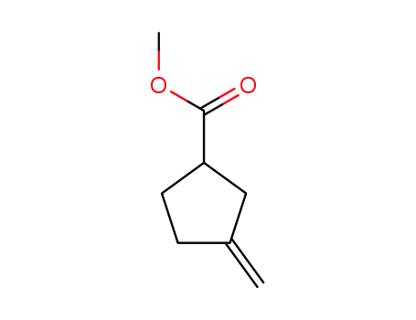 Molecular Structure of 37575-80-7 (Cyclopentanecarboxylic acid, 3-methylene-, methyl ester (9CI))