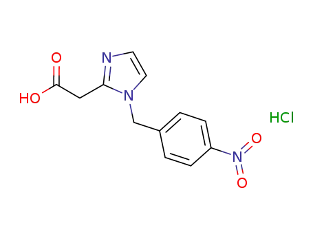 (1-(4-nitrobenzyl)imidazol-2-yl)acetic acid hydrochloride