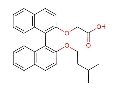 2-((R)-2'-(3-methylbutoxy)-1,1'-binaphth-2-yloxy)acetic acid
