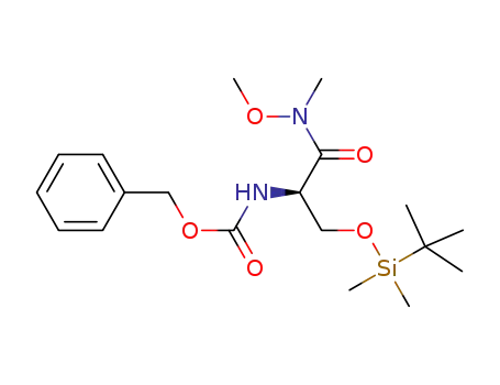 (R)-2-(CBZ-AMINO)-3-(TERT-BUTYL-DIMETHYLSILYLOXY)-N-METHOXY-N-METHYLPROPANAMIDE