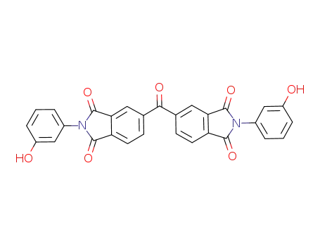 N,N′-bis(3-hydroxyphenyl)benzophenone-3,3′,4,4′-tetracarboxylic diimide