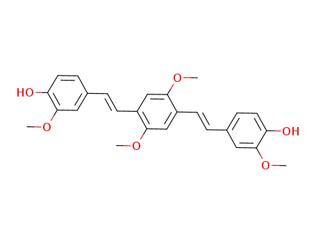(E,E)-1,4-dimethoxy-2,5-bis((4-hydroxy-3-methoxy)styryl)benzene