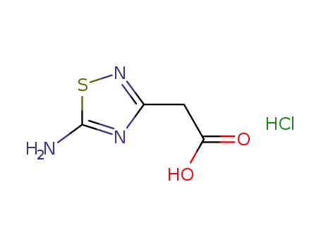(5-amino-1,2,4-thiadiazol-3-yl)acetic acid hydrochloride