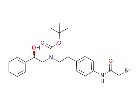 tert-butyl (R)-N-(2-{4-[(2-bromoacetyl)amino]phenyl}ethyl)-N-(2-hydroxy-2-phenylethyl)carbamate