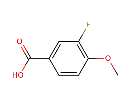 Molecular Structure of 403-20-3 (3-Fluoro-4-methoxybenzoic acid)
