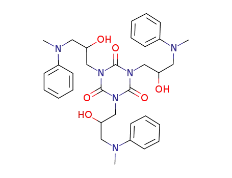 1,3,5-tris(2-hydroxy-3-(methyl(phenyl)amino)propyl)-1,3,5-triazinane-2,4,6-trione