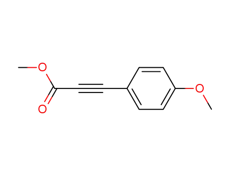 Molecular Structure of 7515-17-5 (Methyl 3-(4-Methoxyphenyl)propiolate)