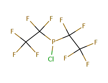 Molecular Structure of 35449-89-9 (CHLORO(BIS-PENTAFLUOROETHYL)PHOSPHINE)