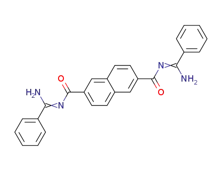 naphthalene-2,6-dicarboxylic acid bis(1-amino-1-phenylmethylideneamide)