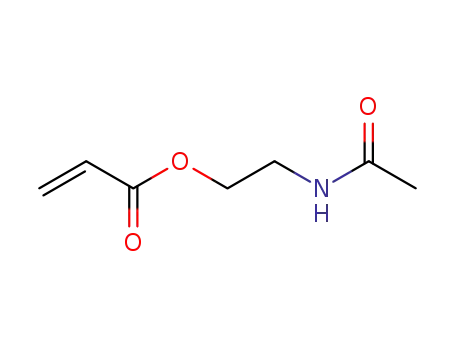 Molecular Structure of 92719-91-0 (2-Propenoic acid, 2-(acetylamino)ethyl ester)