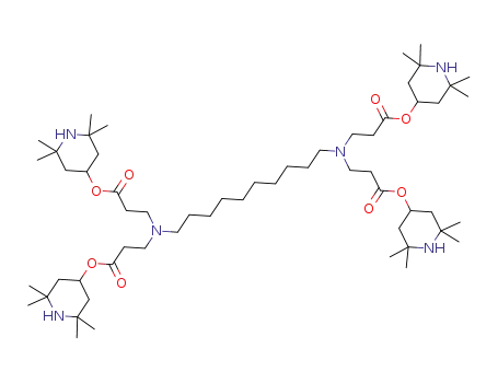 tetrakis(2,2,6,6-tetramethylpiperidin-4-yl) 3,3',3'',3'''-(decane-1,10-diylbis(azanetriyl))tetrapropanoate