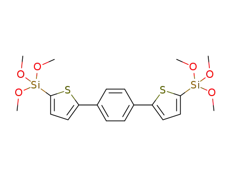 1,4-di(5-trimethoxysilylthien-2-yl)benzene