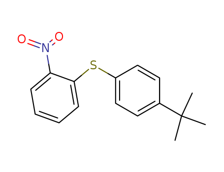 Benzene, 1-[[4-(1,1-dimethylethyl)phenyl]thio]-2-nitro-