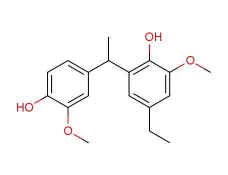 1-(4-hydroxy-3-methoxybenzyl)-1'-(4-ethyl-3-methoxy-2-phenyl)ethane