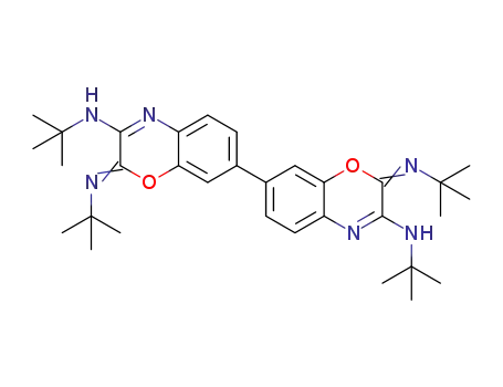 N3,N3'-di-tert-butyl-2,2'-bis(tert-butylimino)-2H,2'H-[7,7'-bibenzo[b][1,4]oxazine]-3,3'-diamine