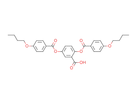 Molecular Structure of 205689-93-6 (2,5-DI(4-BUTYLOXYBENZYLOXY)BENZOIC ACID)