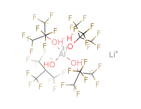 Molecular Structure of 274933-96-9 (LITHIUM TETRA(PERFLUORO-T-BUTOXY)ALUMINATE)
