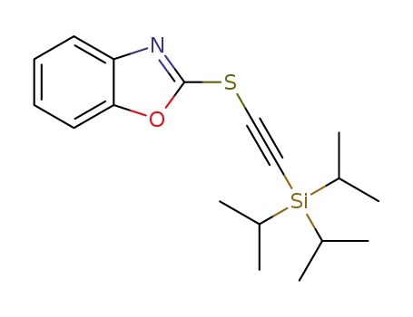 2-(((triisopropylsilyl)ethynyl)thio)benzo[d]oxazole