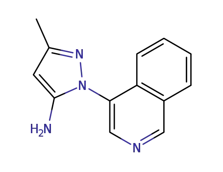 1-(isoquinolin-4-yl)-3-methyl-1H-pyrazol-5-amine