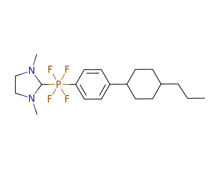 1,3-dimethylimidazolin-2-ylidene-tetrafluoro[4-(4-propylcyclohexyl)phenyl]phosphorane adduct