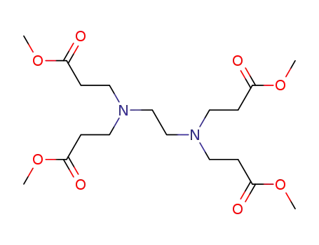 Molecular Structure of 91933-33-4 (b-Alanine, N,N'-1,2-ethanediylbis[N-(3-methoxy-3-oxopropyl)-, dimethyl
ester)