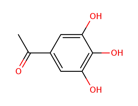 Molecular Structure of 33709-29-4 (1-(3,4,5-trihydroxyphenyl)ethanone)