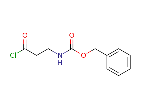 Molecular Structure of 51513-97-4 (Carbamic acid, (3-chloro-3-oxopropyl)-, phenylmethyl ester)