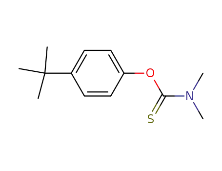 Molecular Structure of 13522-61-7 (O-(4-tert-butylphenyl) dimethylcarbamothioate)