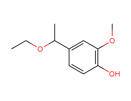1-Aethoxy-1-(4-hydroxy-3-methoxy-phenyl)-aethan