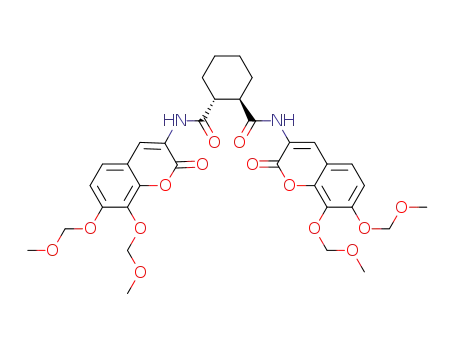trans-N1,N2-bis(7,8-bis(methoxymethoxy)-2-oxo-2H-chromen-3-yl)cyclohexane-1,2-dicarboxamide
