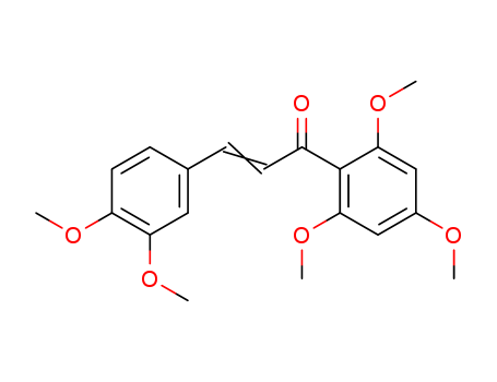 (E)-3-(3,4-dimethoxyphenyl)-1-(2,4,6-trimethoxyphenyl)prop-2-en-1-one cas  76650-20-9