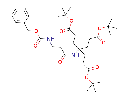 4-(3-benzyloxycarbonylaminopropionylamino)-4-(2-tert-butoxycarbonylethyl)heptanedioic acid di-tert-butyl ester