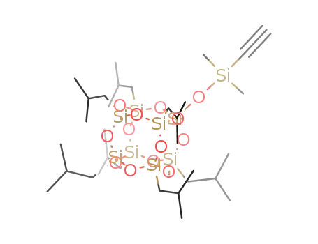1-ethynyldimethylsiloxy-3,5,7,9,11,13,15-hepta(isobutyl)pentacyclo[9.5.1.13,9.15,15.17,13]octasiloxane