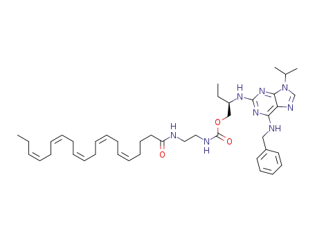 (R)-2-((6-(benzylamino)-9-isopropyl-9H-purin-2-yl)amino)butyl (2-((5Z,8Z,11Z,14Z,17Z)-icosa-5,8,11,14,17-pentaenamido)ethyl)carbamate