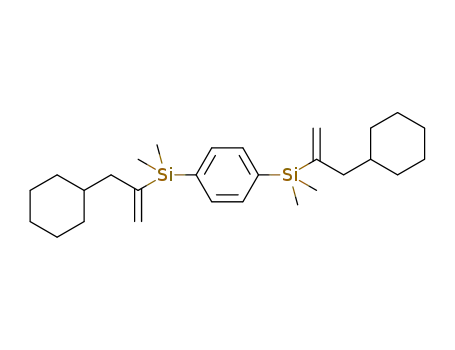 1,4-bis((3-cyclohexylprop-1-en-2-yl)dimethylsilyl)benzene