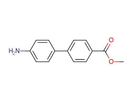 Molecular Structure of 5730-76-7 (METHYL 4'-AMINO[1,1'-BIPHENYL]-4-CARBOXYLATE)