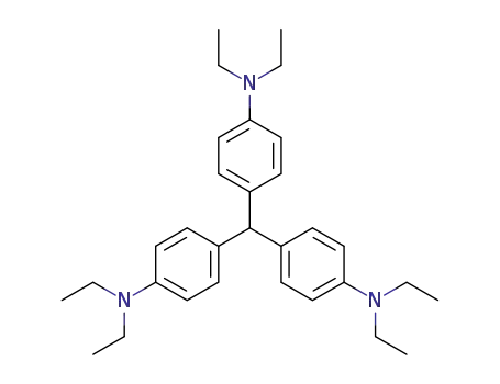 Molecular Structure of 4865-00-3 (Benzenamine,4,4',4''-methylidynetris[N,Ndiethyl- )