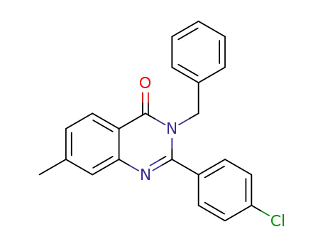3-benzyl-2-(4-chlorophenyl)-7-methylquinazolin-4(3H)-one