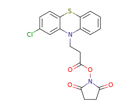 1-{[3-(2-chloro-10H-phenothiazin-10-yl)propanoyl]oxy}pyrrolidine-2,5-dione
