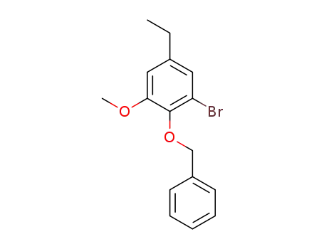 2-(benzyloxy)-1-bromo-5-ethyl-3-methoxybenzene