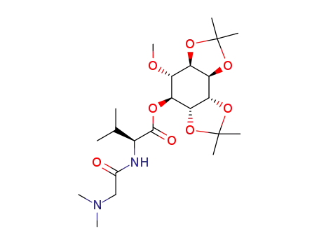 1,2:5,6-bis-O-(1-methylethylidene)-4-O-{[2-(dimethylamino)acetamido]-Val}-3-O-methyl-D-chiro-inositol