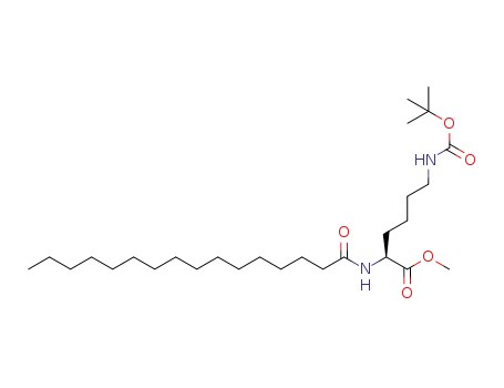 N6-(tert-butoxycarbonyl)-N2-hexadecanoyl-L-lysine methyl ester