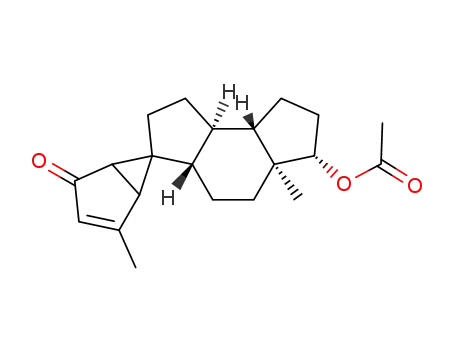 (1Ξ,6Ξ,3'aS)-6't-acetoxy-4,5'a-dimethyl-(3'ar,5'at,8'ac,8'bt)-decahydro-spiro[bicyclo[3.1.0]hex-3-ene-6,3'-As-indacen]-2-one