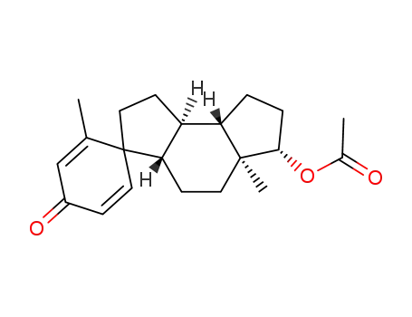 (1Ξ,3'aS)-6't-acetoxy-2,5'a-dimethyl-(3'ar,5'at,8'ac,8'bt)-decahydro-spiro[cyclohexa-2,5-diene-1,3'-As-indacen]-4-one