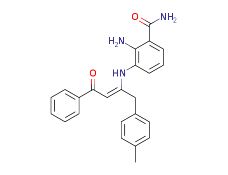 2-amino-3-{[(2Z)-1-(methylphenyl)-4-oxo-4-phenylbut-2-en-2-yl]amino}benzamide