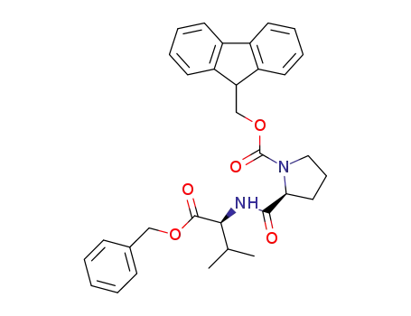 (9H-fluoren-9-yl)methyl-(S)-2-(((S)-1-(benzyloxy)-3-methyl-1-oxobutan-2-yl)carbamoyl) pyrrolidine-1-carboxylate