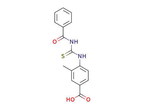 4-[(benzoylcarbamothioyl)amino]-3-methylbenzoic acid