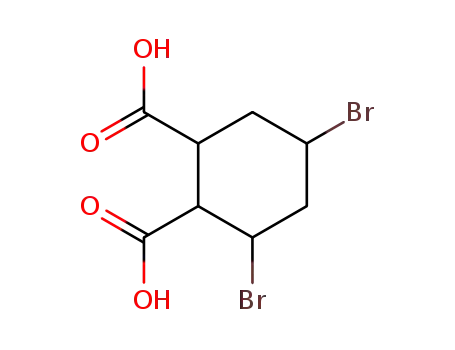 3,5-dibromo-cyclohexane-1,2-dicarboxylic acid
