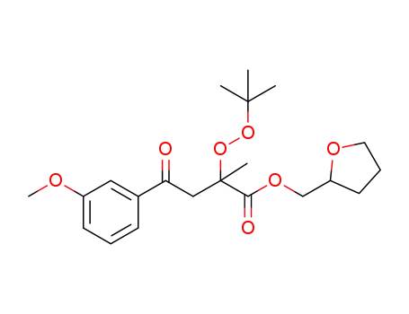 (tetrahydrofuran-2-yl)methyl 2-(tert-butylperoxy)-4-(3-methoxyphenyl)-2-methyl-4-oxobutanoate